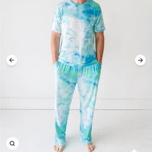Little Sleepies Tidepool Watercolor Men’s Pajama Set